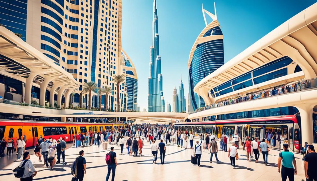 dubai tourist places near metro