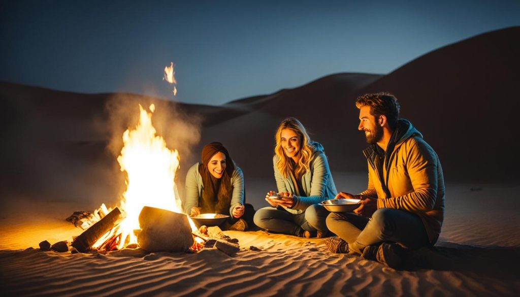 responsible desert camping dubai