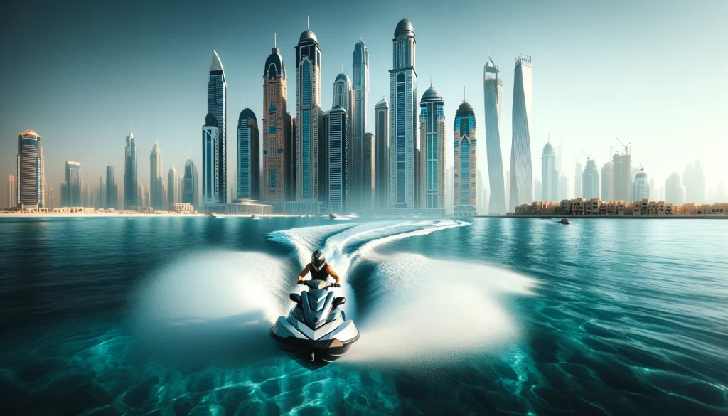 jet ski ride in Dubai