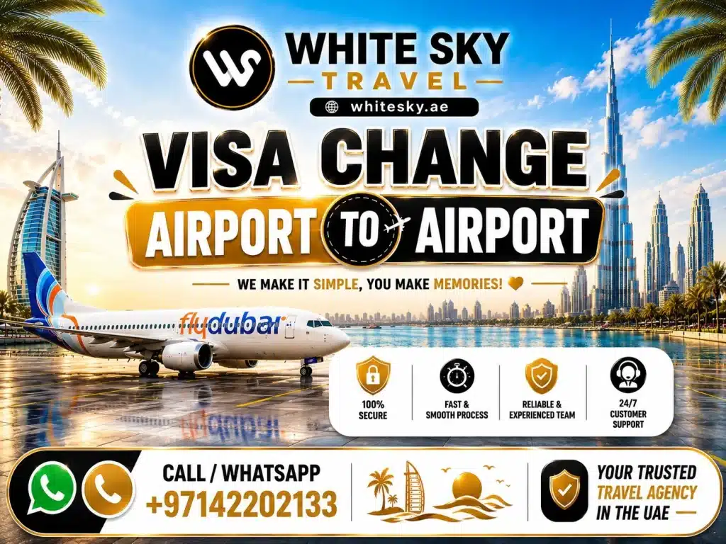 What is A2A Visa in UAE? 3 visa renewal airport service