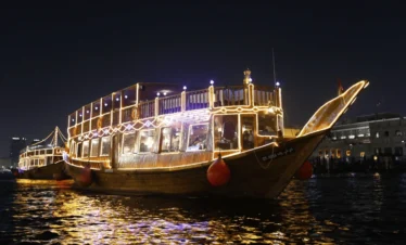 Dhow cruise in Dubai Marina