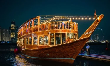 dhow cruise in marina dubai pay with tabby or tamara