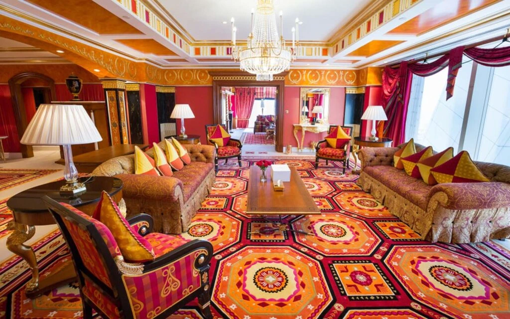 inside the burj al arab hotel