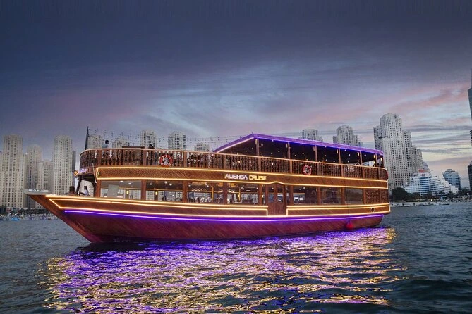 marina dhow cruise dubai with tamara or tabby