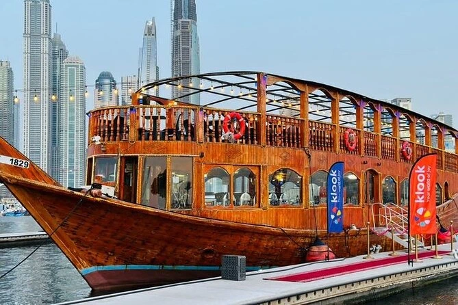 marina dhow cruise in dubai book with tamara or tabby