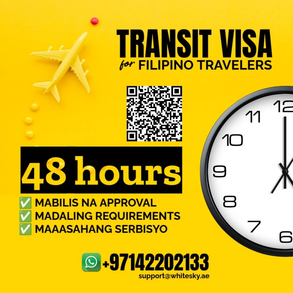 Dubai 48 hours transit visa for filipino