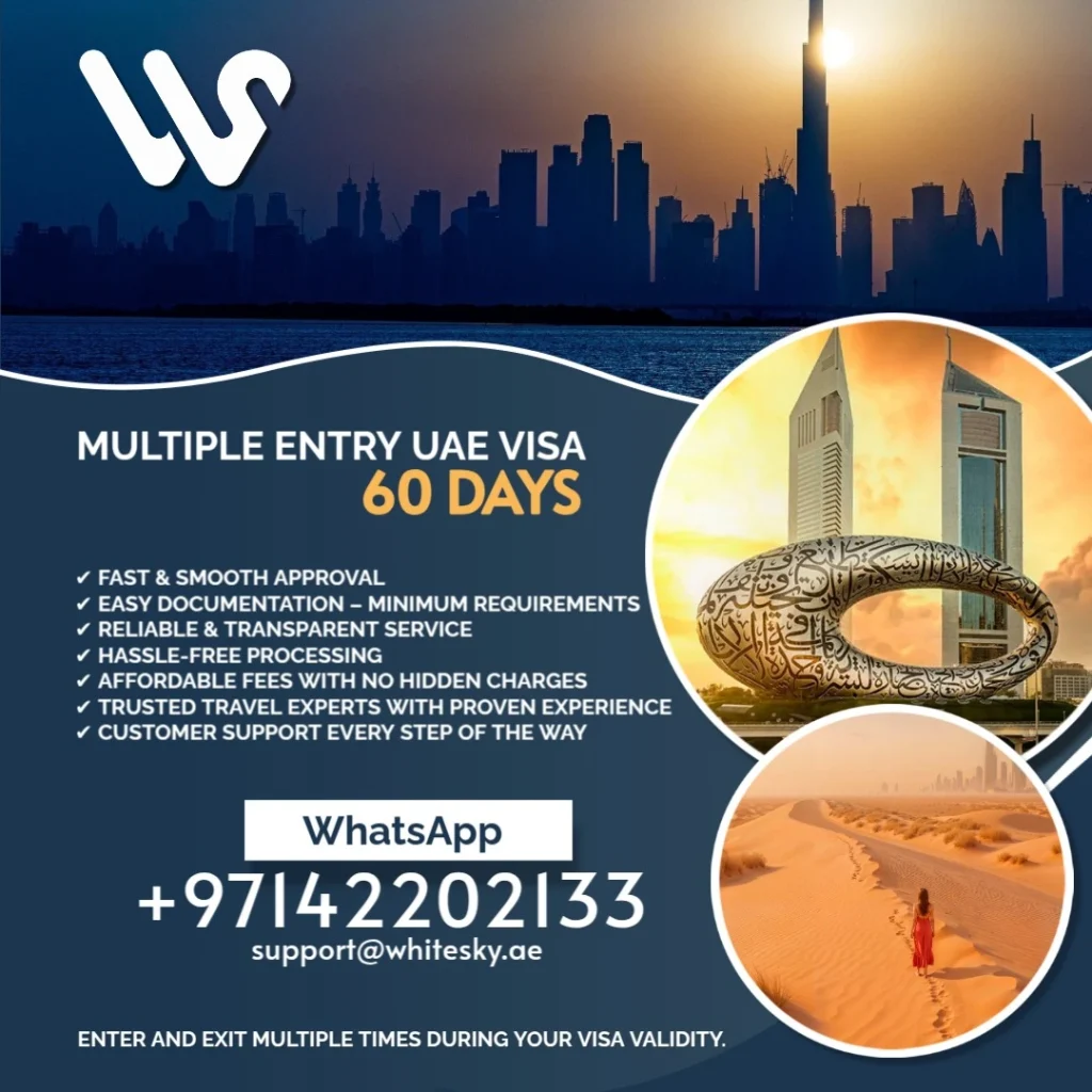 UAE multiple entry visa 60 days pay with tamara and tabby