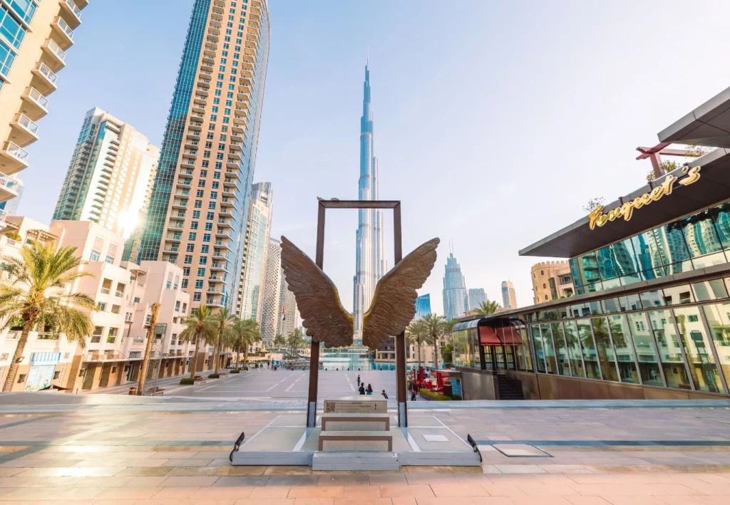 How to get to Burj Park from Dubai Mall