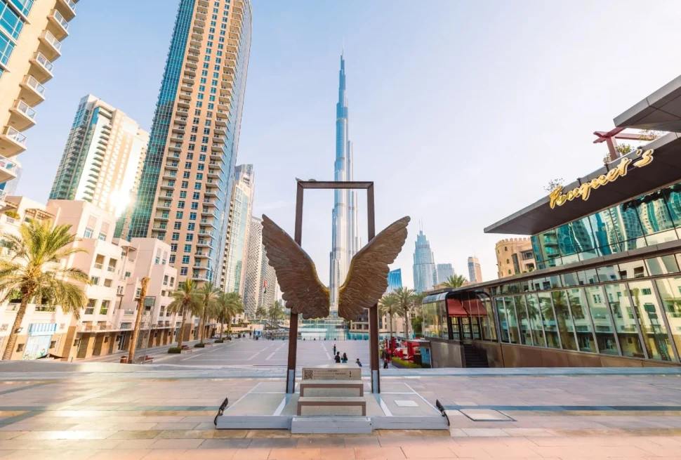 How to get to Burj Park from Dubai Mall