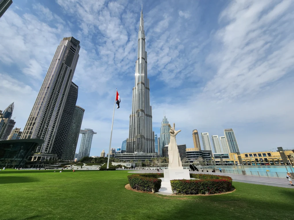 How to get to burj park in burj khalifa