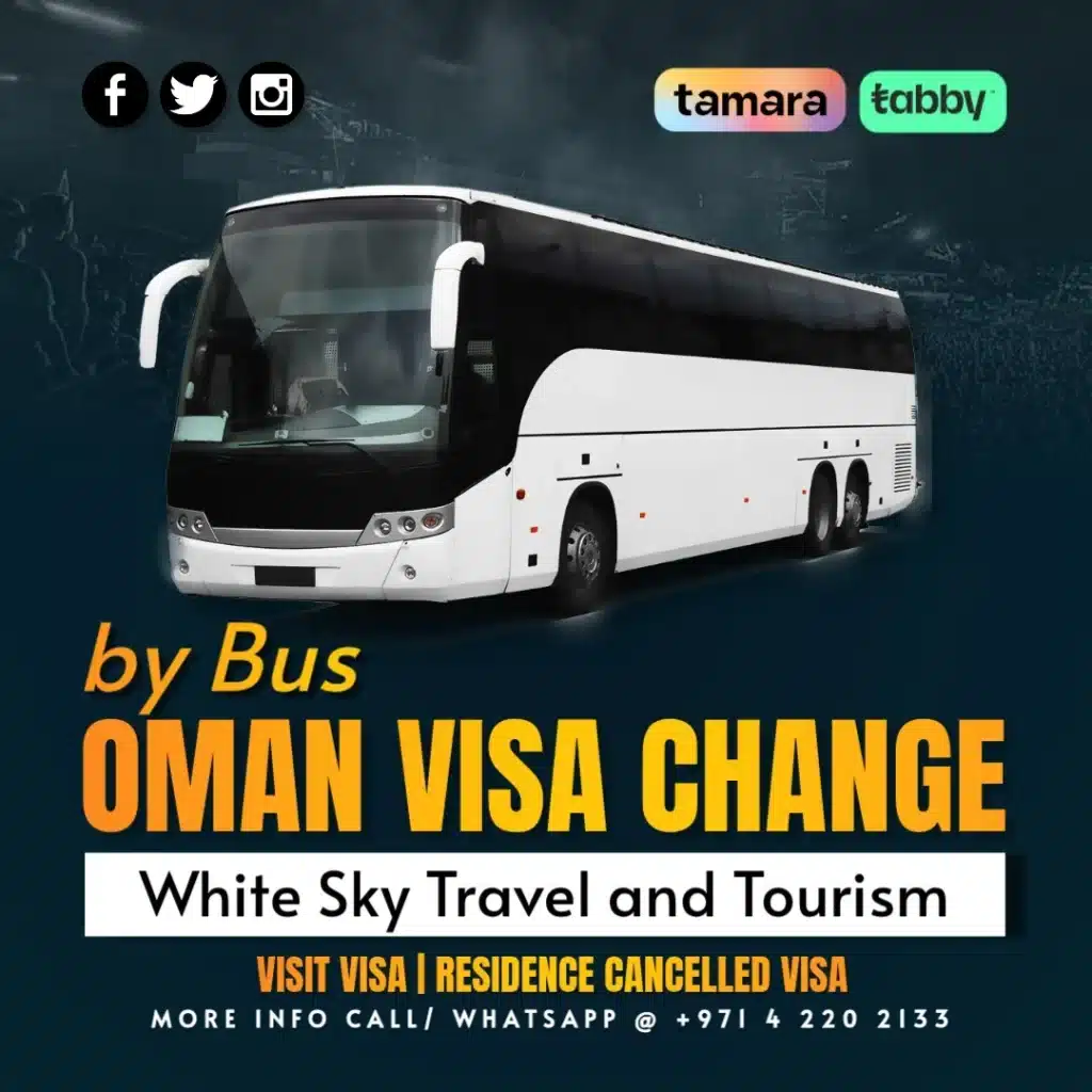 UAE Visa on Arrival Expired? Try Bus Visa Change 3 visa change by bus from Dubai