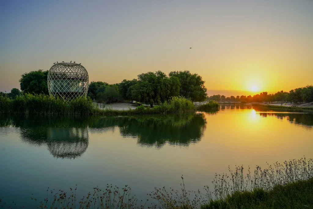 Sunrise in Dubai: Best Spots to Watch the Magic Unfold 3 love lake Sunrise in Dubai, United Arab Emirates