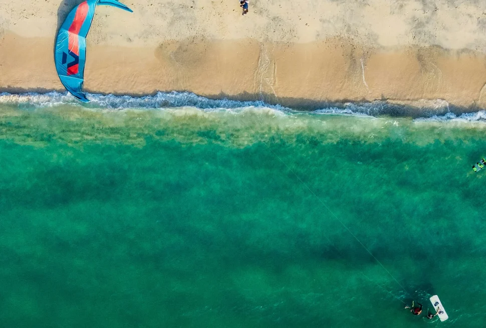 Kite beach in Dubai