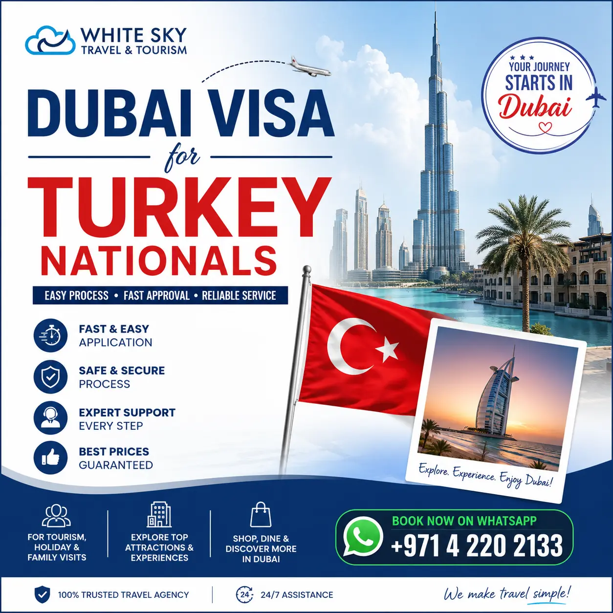 Dubai Visa for Turkey Nationals | 30 and 60 days UAE Visa 1 Dubai visa for Turkey nationals