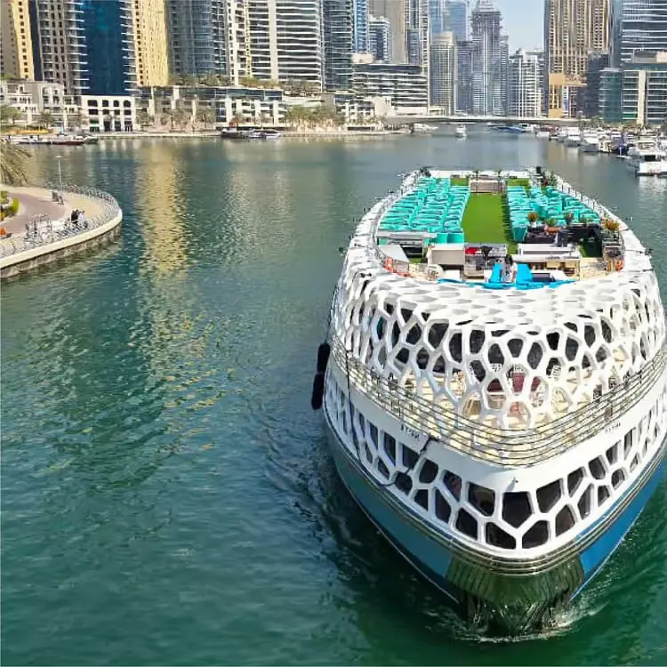 Lotus Mega Yacht Luxury on the Water 2 Lotus Mega Yacht in Dubai book with tabby tamara