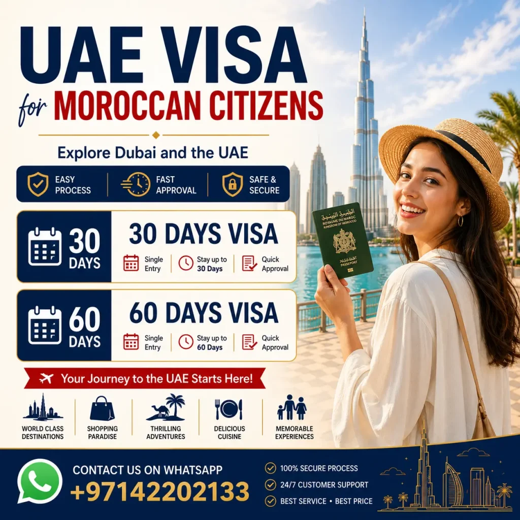 UAE Visa for Moroccan Citizens | Price from AED 450 1 uae visa for moroccan Citizens
