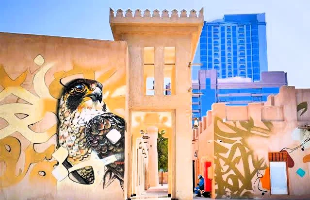 Distrik Warisan Ajman: Museum, Pasar Tradisional, Mural, dan Kuliner 3 Ajman Heritage District murals