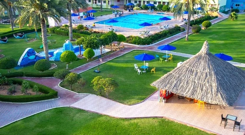 Flamingo Beach Resort Umm Al Quwain: Rooms, Prices, Crab Hunting and Things to Do 2 Flamingo Beach Resort location