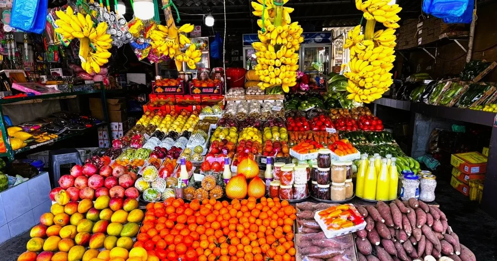 Masafi Friday Market stalls