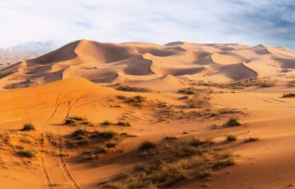 Mleiha Desert in Sharjah: Dunes, Stargazing, Camping and Where to Stay 2 Red sand dunes of the Mleiha desert in Sharjah