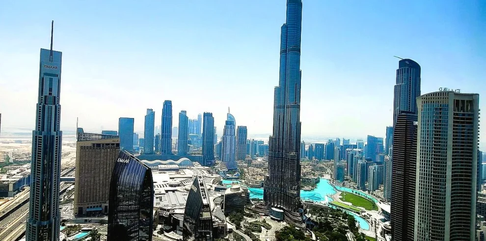 Sky Views Dubai dech